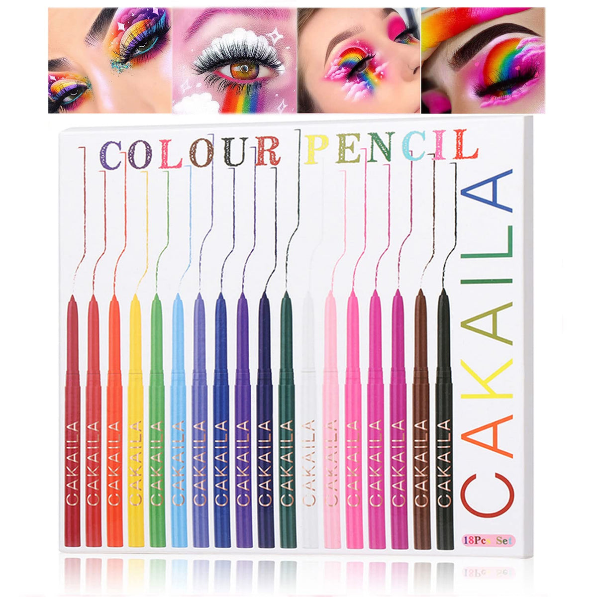 Cakaila Gel Eyeliner SET (18pc)