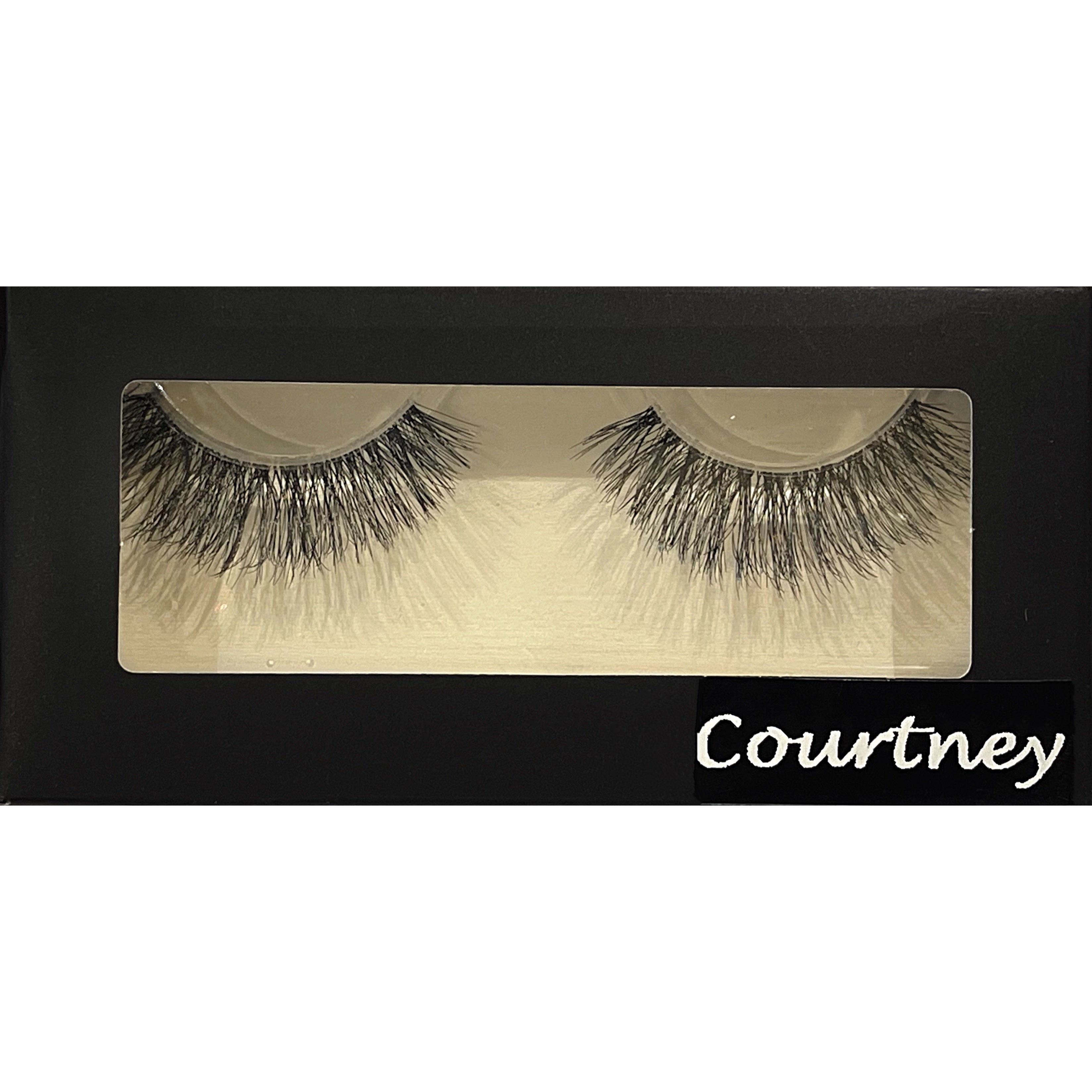 "Courtney" Clear-band Mink Eyelashes