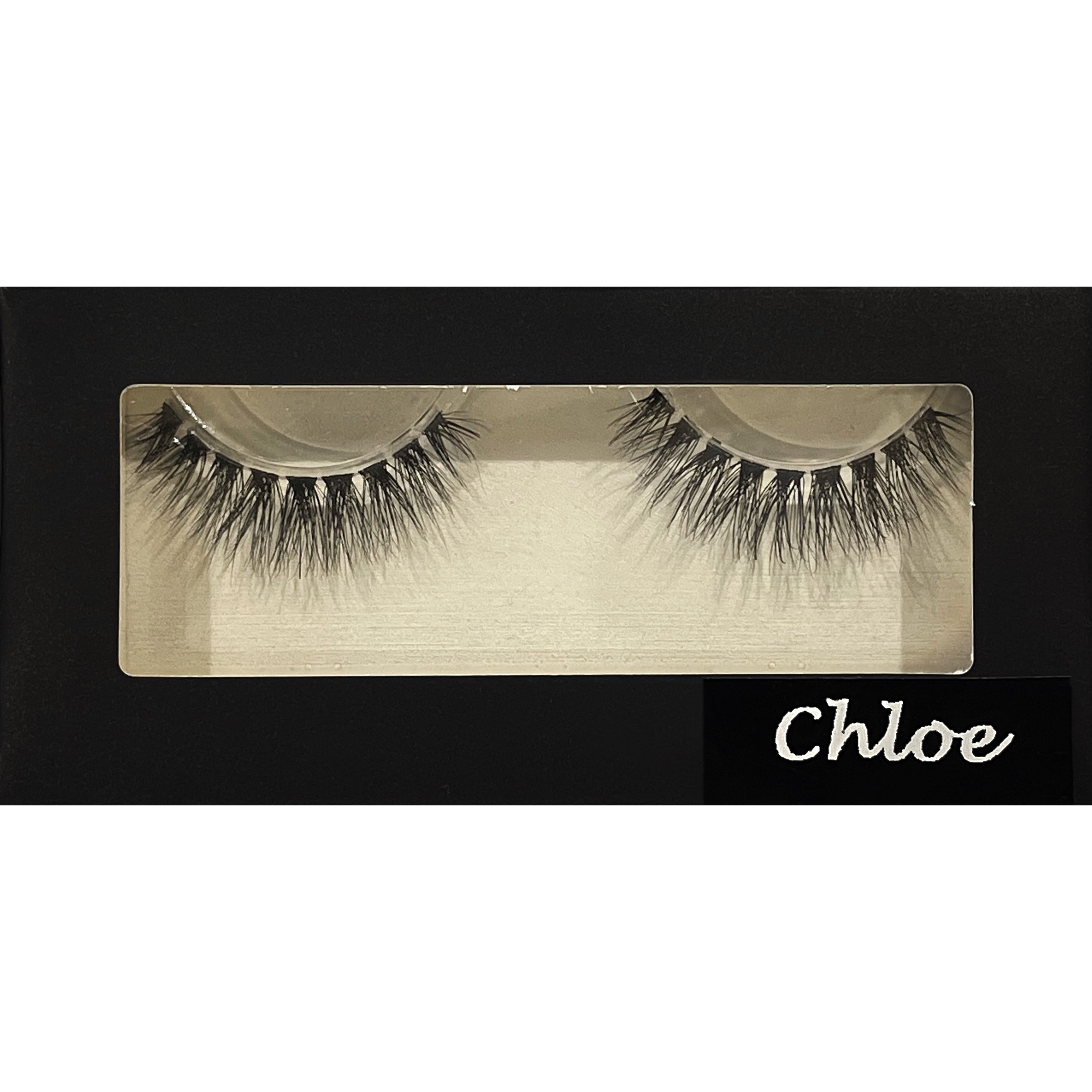 "Chloe" Clear-band Mink Eyelashes